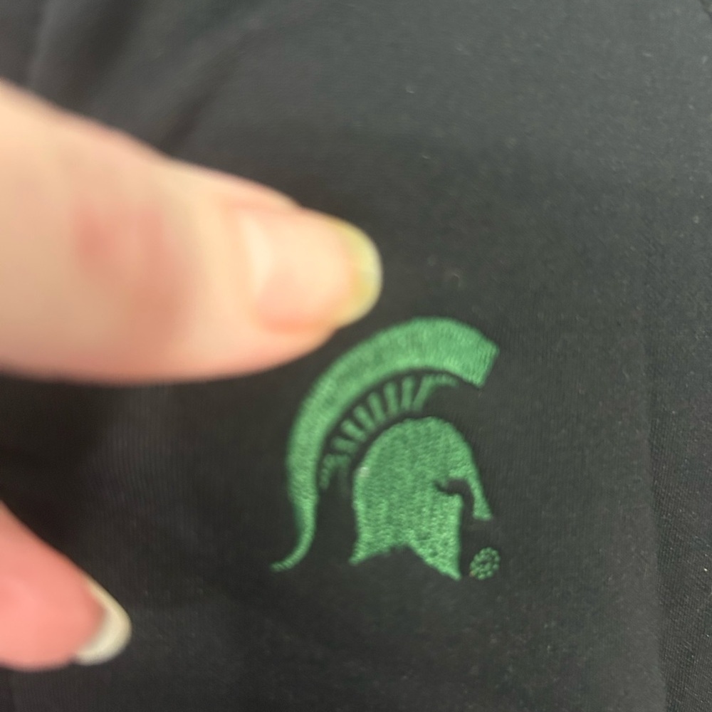 Michigan State Spartans Columbia womens 1/4 zip pullover Size Medium MSU Sparty - Picture 3 of 13